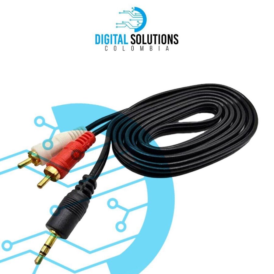 CABLE DE AUDIO 2X1 DE 1.5 METROS