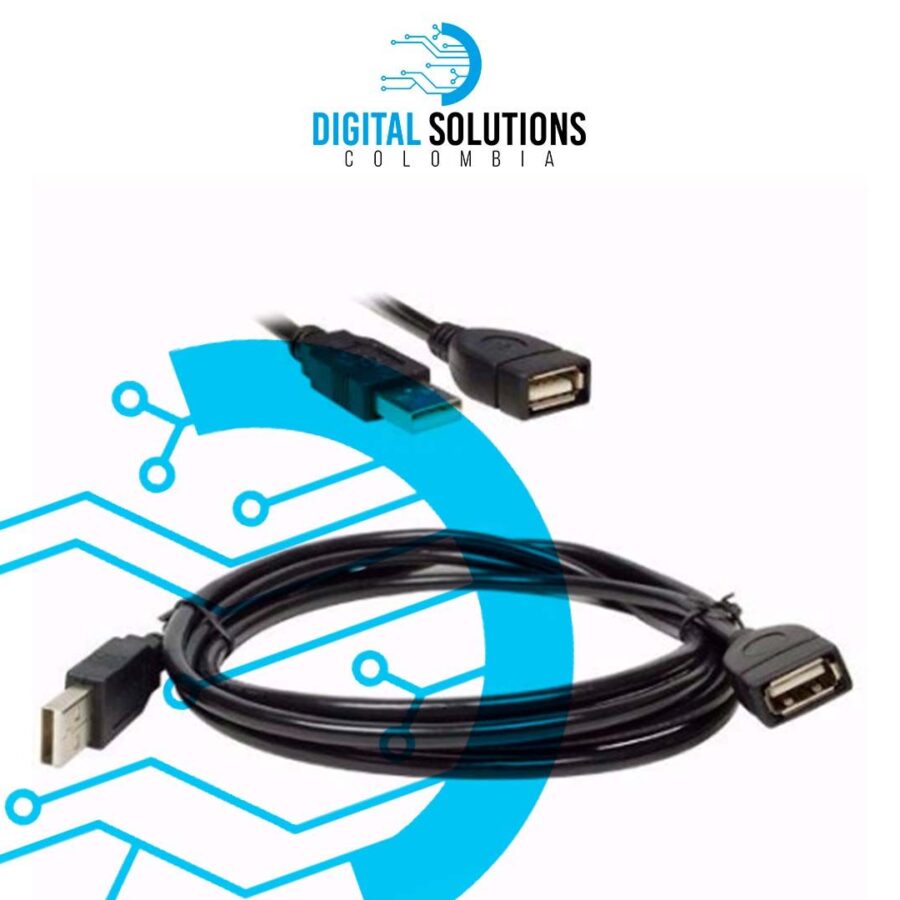 CABLE EXTENCION DE USB 5 MTS