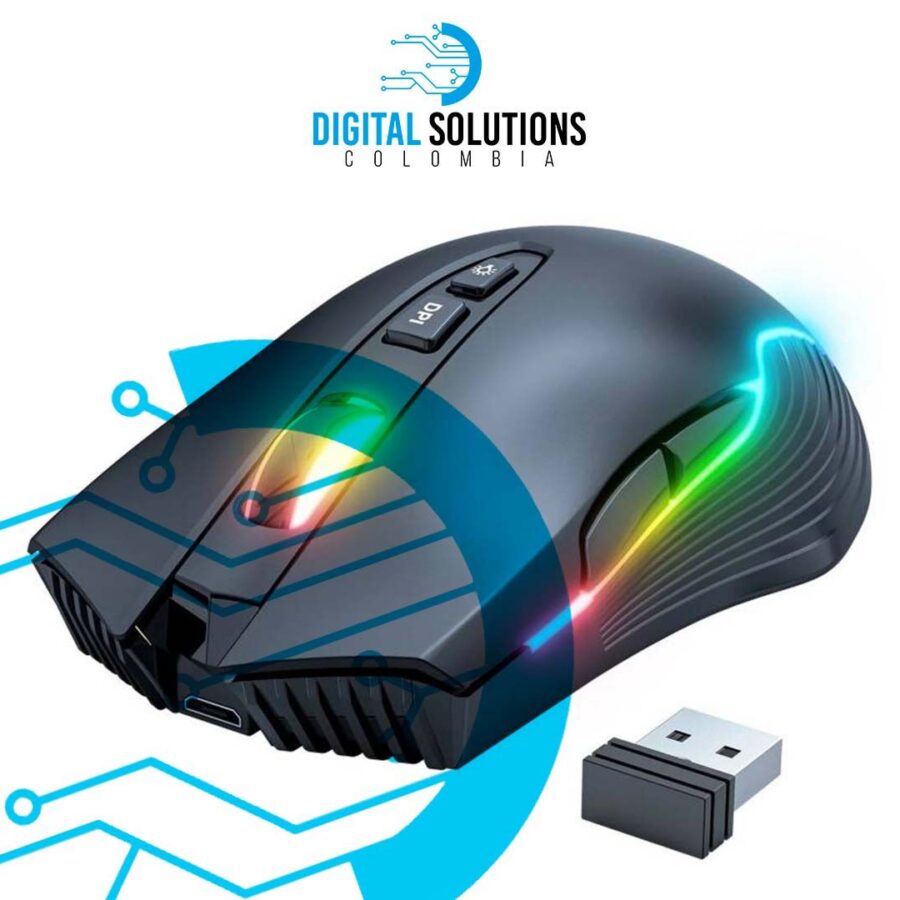 MOUSE UNIKUMA INALAMBRICO NEGRO CW905WIRE