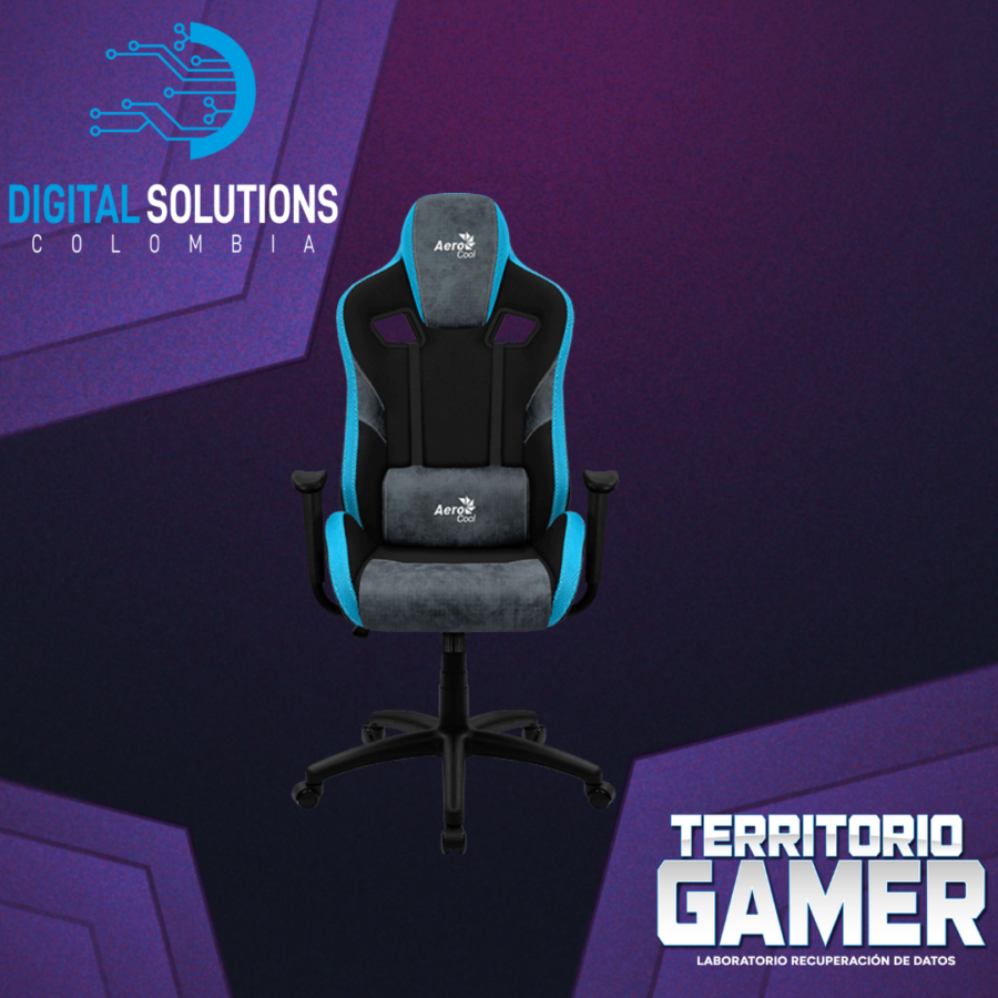 SILLA GAMING AEROCOOL COUNT STEEL BLUE