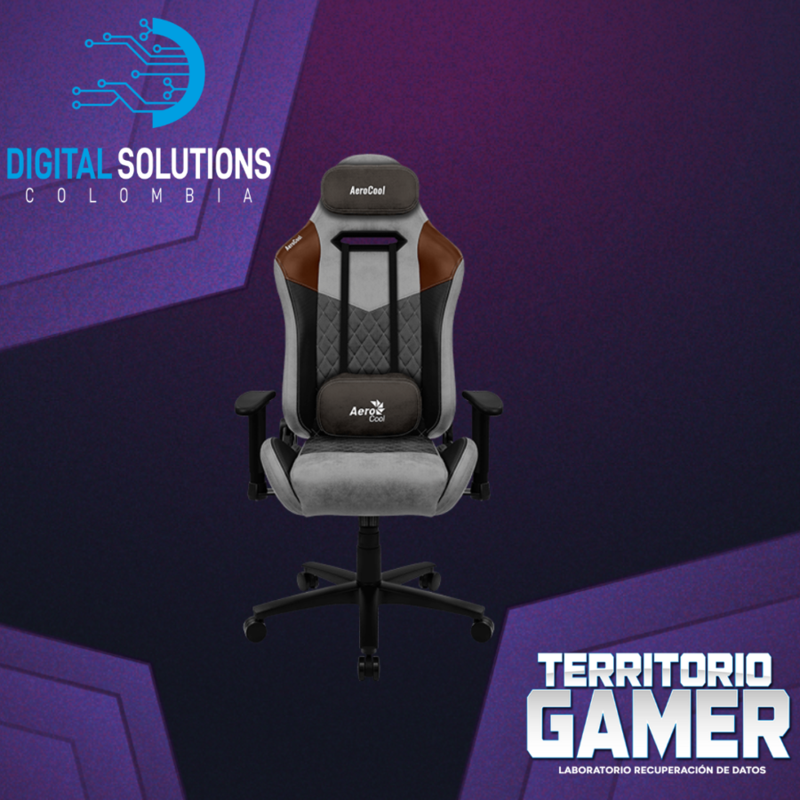 SILLA GAMING AEROCOOL DUKE TAN GREY