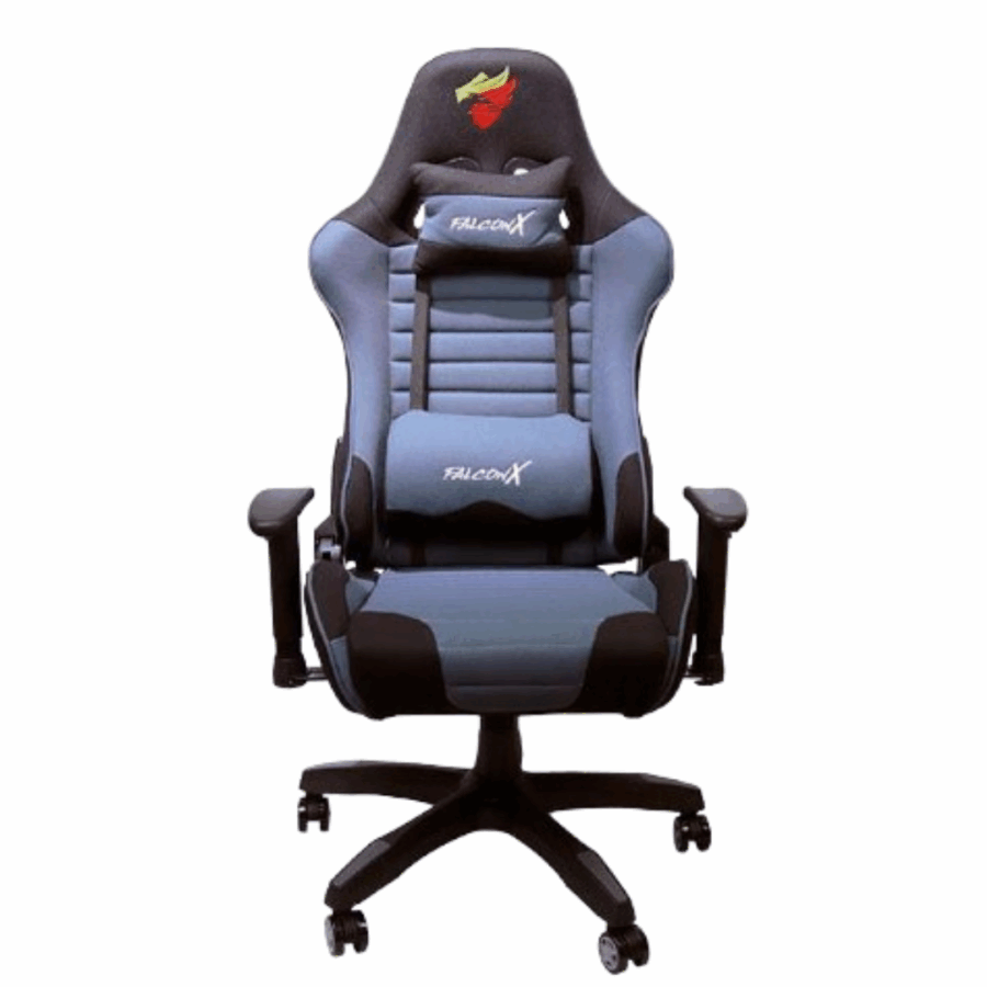 SILLA GAMER FALCONX SD-301 TITAN GRAY SILVER BLACK