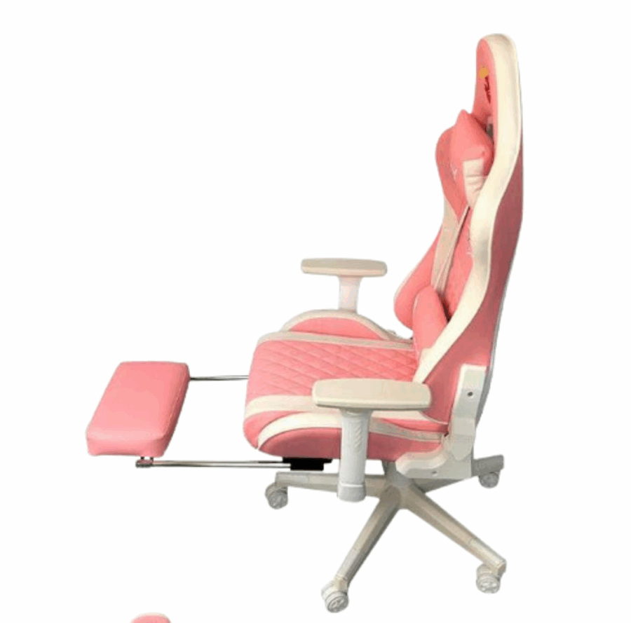 SILLA GAMER FALCONX REPOSAPIES SD-275FT SHADOW LUX PINK WHITE