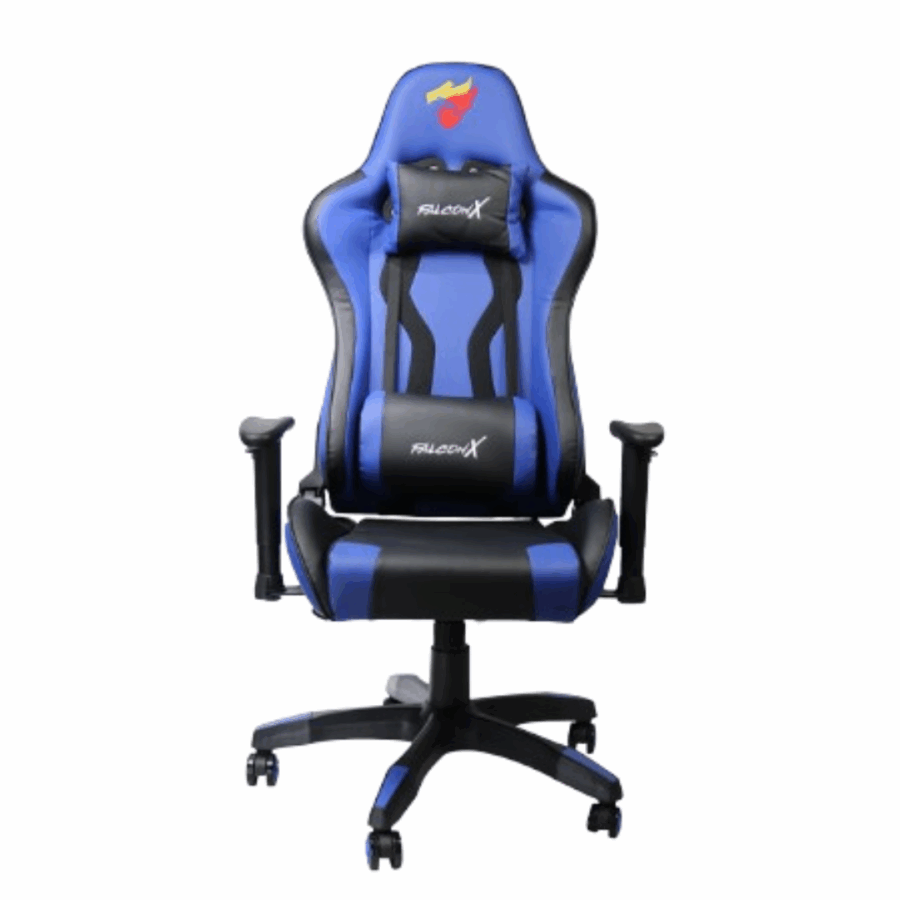 SILLA GAMER FALCONX SD-205 BLUE STORM BLUE BLACK