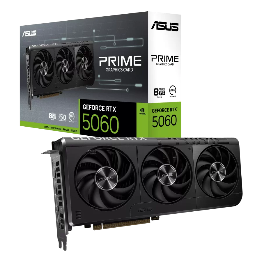ASUS PRIME GEFORCE RTX™ 5060 8GB GDDR7