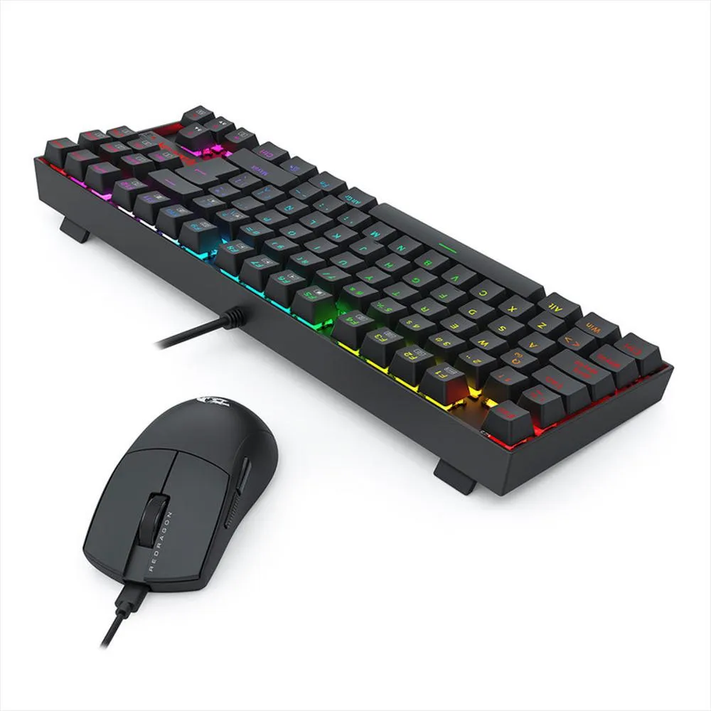 COMBO TECLADO Y MOUSE REDRAGON K552RGB - Imagen 5