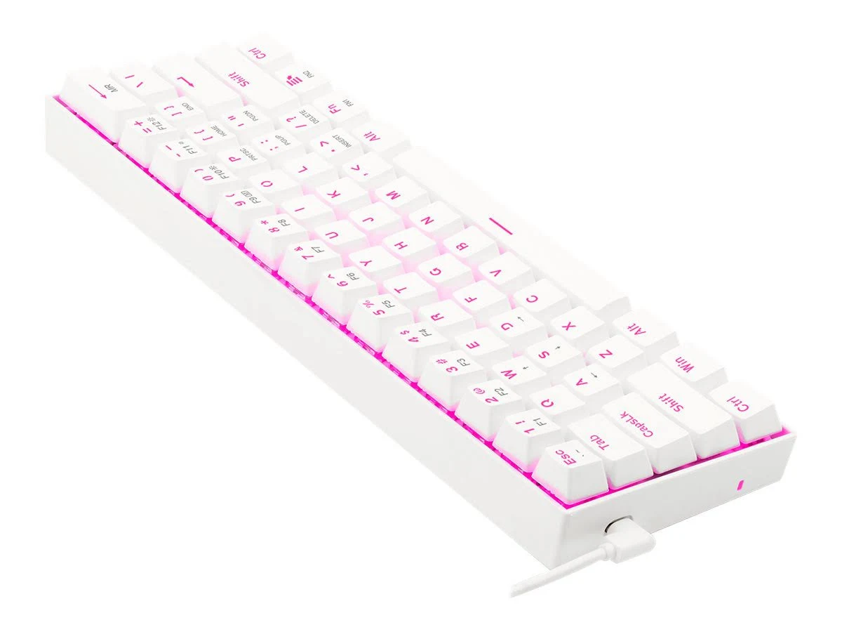 TECLADO REDRAGON DRAGONBORN WHITE K630W - Imagen 2