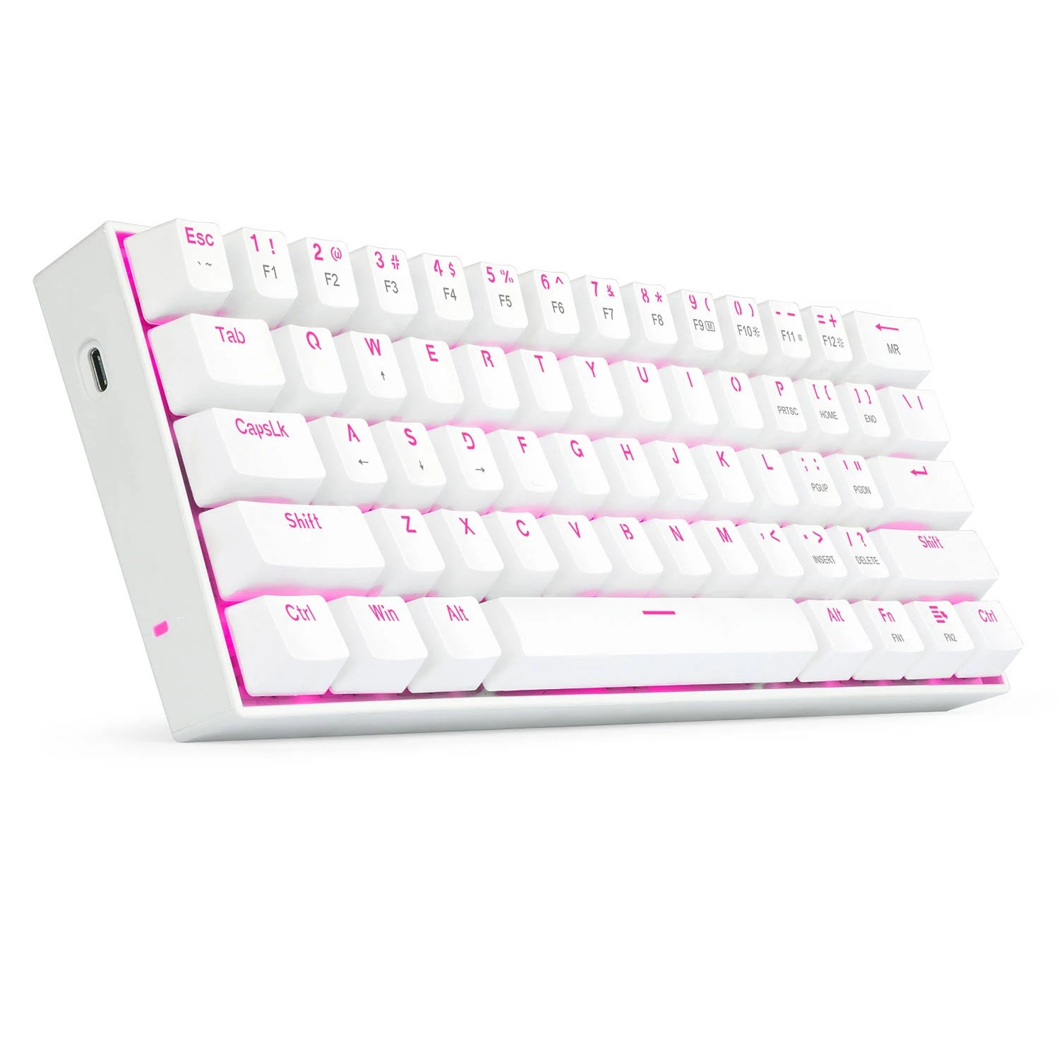 TECLADO REDRAGON DRAGONBORN WHITE K630W - Imagen 4