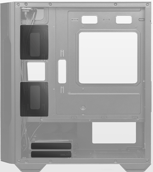 CHASIS MSI MAG FORCE M-ATX 4 FAN ARGB - Imagen 3
