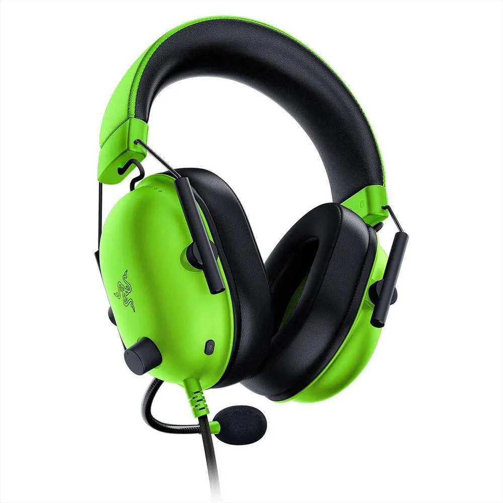 DIADEMA RAZER BLACKSHARK V2 X GREEN EDITIONS - Imagen 3